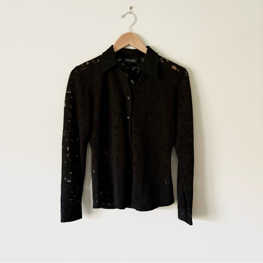 New York & Company Button Down Blouse